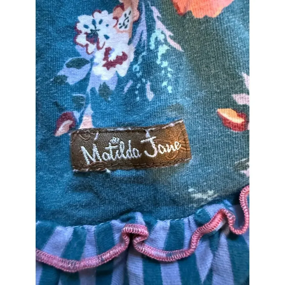 Matilda Jane Blue Floral Dress Girls 2